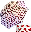 Punk Rock Retro HEARTS Rain Umbrella