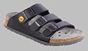 Alpro Slipper ''P 300 ESD'' aus Birko-Flor in schwarz mit normalem Fussbett und antistatik Sohle