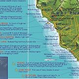 OAHU HAWAII SURFING SURFER GUIDE FOLDED MAP