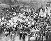 1931 FAILURE BANK UNITED STATES DEPRESSION MOB PHOTO