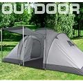 4 Personen Camping Schnellaufbau Zelt Vorzelt Modell ELECSA 3163