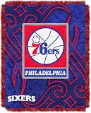 Philadelphia 76ers NBA Triple Woven Throw (Tattoo Series) (48x60")