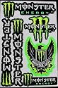 " Monster Army " Decal/Sticker Set Green & Yellow