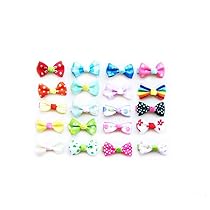 Ema Jane - Assorted Vintage Hair Bow Clips (10 Matching Pairs) (Set of 20)