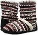 MUK LUKS Women's Scrunch Boot-B Side Fairisle