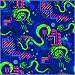 Flagship Megabytes Blue Rug