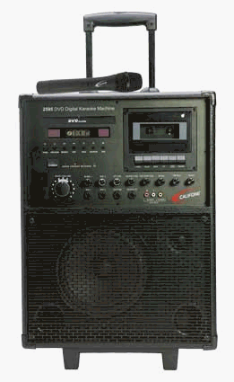 Califone 2595AV CD Player/ Stereo Cassette Karaoke