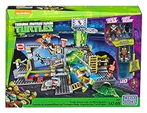 Mega Bloks DMX55 Teenage Mutant Ninja Turtles - Turtle Sewer Lair, 342 Piece
