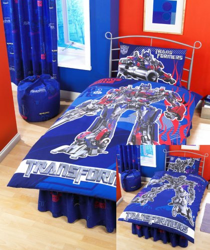 Childrens Toyshop  Kitchen & Housewares : ZAP TRANSFORMERS 66X54" PAIR CURTAINS