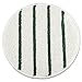 Rubbermaid Commercial Low Profile Scrub-Strip Carpet Bonnet, 21" Diameter, White/Green, 5/Carton