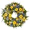 Zinnia Del Sol Wreath