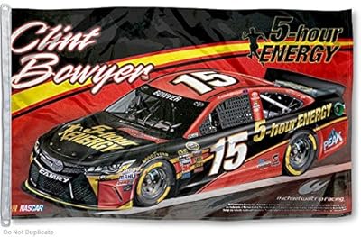 Clint Bowyer Official NASCAR 3ftx5ft Banner Flag by Wincraft