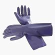 Rubbermaid Cleaning G304 Heavy-Duty Long Cuff Rubber Gloves