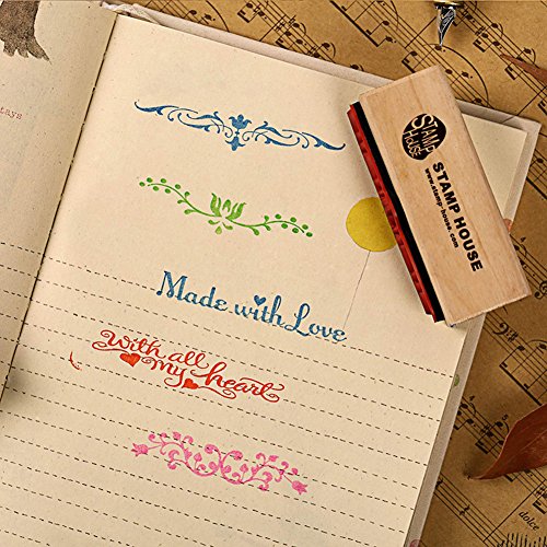 GogoForward MADE WITH LOVE Style Wood Rubber Stamp