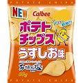 (お徳用ボックス) カルビー ポテトチップス うすしお味 60g*12個