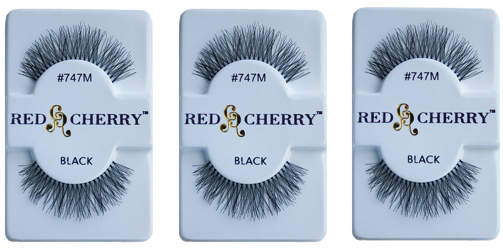 Amazon.com : Red Cherry Eyelashes #747l (3 Pair Packs) : Fake ...