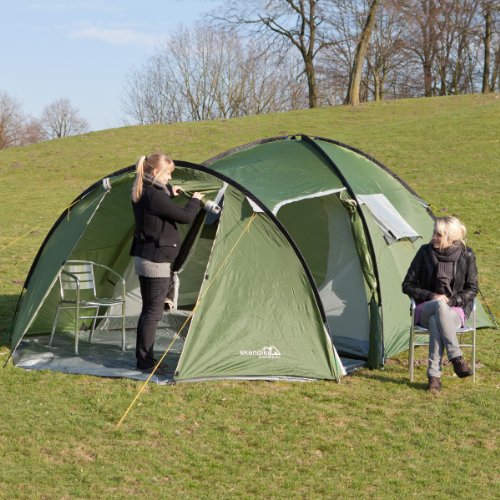 Skandika Vaestervik 4 Man Tent - Green