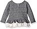 Calvin Klein Baby French Terry/Lace Tunic with Leggings Set, Black, 18 Months