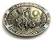NATIVE AMERICAN Belt Buckle Buffalo Great Spirit Brass