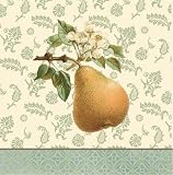 Beverage Napkin Botanical Fruit - 192 Count