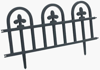 10 Pk Of Halloween Graveyard Fence Yard Decoration