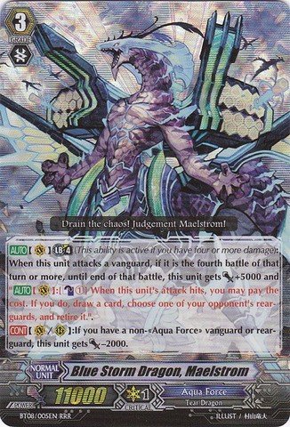 Cardfight!! Vanguard TCG - Blue Storm Dragon, Maelstrom (BT08/005EN) - Blue Storm Armada