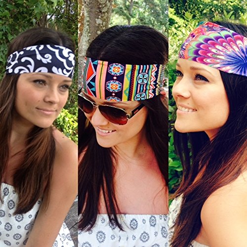 Headbands By Hippie Runner. FUN PATTERNS. The #1 Choice For Athletes! No Slip, No Drip Headbands For Running, Exercise, Fashion, Accessories. Buy Three, Get One Free!
