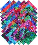 Kaffe Fassett & Philip Jacobs JEWEL TONE 5" Quilting Fabric Squares