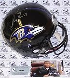 Ray Rice Autographed/Hand Signed Baltimore Ravens Full Size Helmet