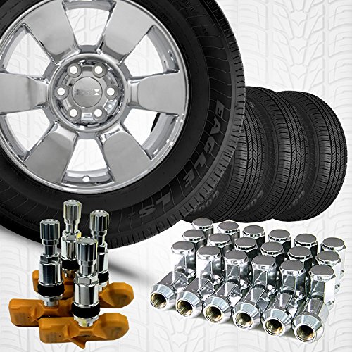 20 PVD Chrome Complete Sierra Style Wheel and Tire Package fit for 1992