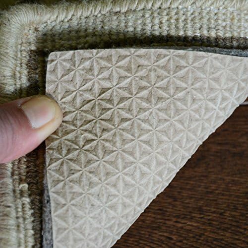 Premium-Hold 3/8" Thick Non Slip Rug Pad - SAFE for all floors- ROUND SIZES (5' round)