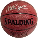 Magic Johnson Autographed Indoor/Outdoor Basketball