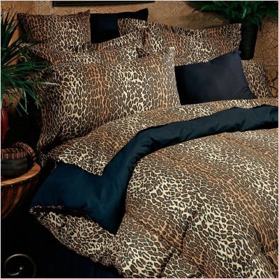 Leopard Waterbed Sheet Set Size: Supertwin