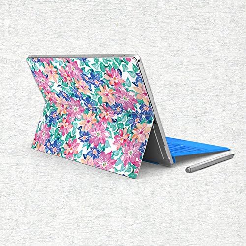 LoveDecalHome@ Surface Pro 4 Decal sticker Protective Back flower Sticker Skin univers Decal Cover for Microsoft Surface Pro 4 Tablet Decal sticker skin Protector