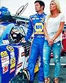 AUTOGRAPHED 2013 Martin Truex Jr. #56 NAPA Auto Parts Racing MWR Pre-Race Ceremonies Signed 8X10 Picture NASCAR Glossy Photo w/COA
