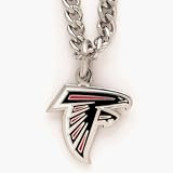 Atlanta Falcons Chain Necklace with NFL Team Logo Pendant