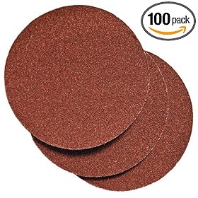 Porter Cable 725002200 5-Inch PSA Aluminum Oxide No Hole 220G Disc 100 Pack