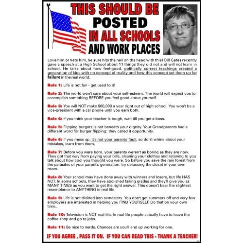 Bill Gates School Speech Poster Prints Everything Else