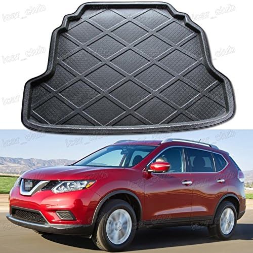Black Car Rear Trunk Mat Cargo Boot Tray Fit for Nissan X-TRAIL Rogue 2014-2015