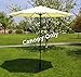 Tokept Replacement Umbrella Canopy for 9ft 8 Ribs Beige(Canopy Only)