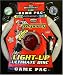Sporting Goods : Red ODYSSEY Light-Up NIGHT ULTIMATE Flying Disc GAME PAC - LED Powered GLOW DISC by Black Jax Sports