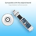 Crystala Filters Replacement for DA97-17376B Water Filter, NSF 42 Compatible with Samsung HAF-QIN, HAF-QIN/EXP