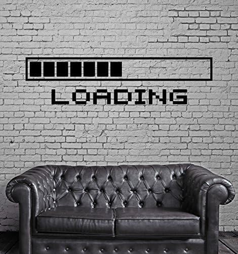 Love Girl Games Room Wall Stickers Funny Computers Loading PC Gamer Video Game (ig1169) 11.6 in by 45 in