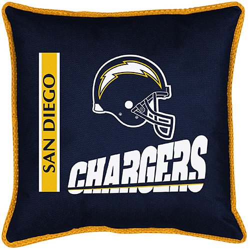 Sports Coverage NFL San Diego Chargers Sideline Pillow
