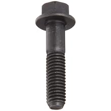 Grade 8 Steel Flange Bolt, Phosphate & Oil Finish, Hex Head, UNC Threads, Hex Head, Meets IFI-111 (2002)/SAE J429 (1999)/ASTM B633 Specifications, 7/16"-14 Thread Size, 2" Length, Partially Threaded, Pack Of 10