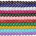 RUBYCA 2 Strings Mix Lot Assorted Jade Imitation Round Painted Coated Glass Beads Jewelry Making 4mm