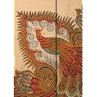 Smythe Sewn Swirling Peacock Ivory Unlined (Smythe Sewn Lyon Florals) by  Paperblanks Book Company