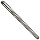 Alvord Polk 155-S-08 High-Speed Steel Taper Pin Reamer Set, Left Hand Spiral Flute, Uncoated Finish, 5-Piece, #0 - #5 Taper Pin Sizes in Wood Case