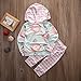 Baby Girls Long Sleeve Flowers Print Hoodie Top and Pants Outfit … (70 (0-6M), Pink)