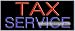 Tax Service Neon Sign (13H x 32L x 3D)